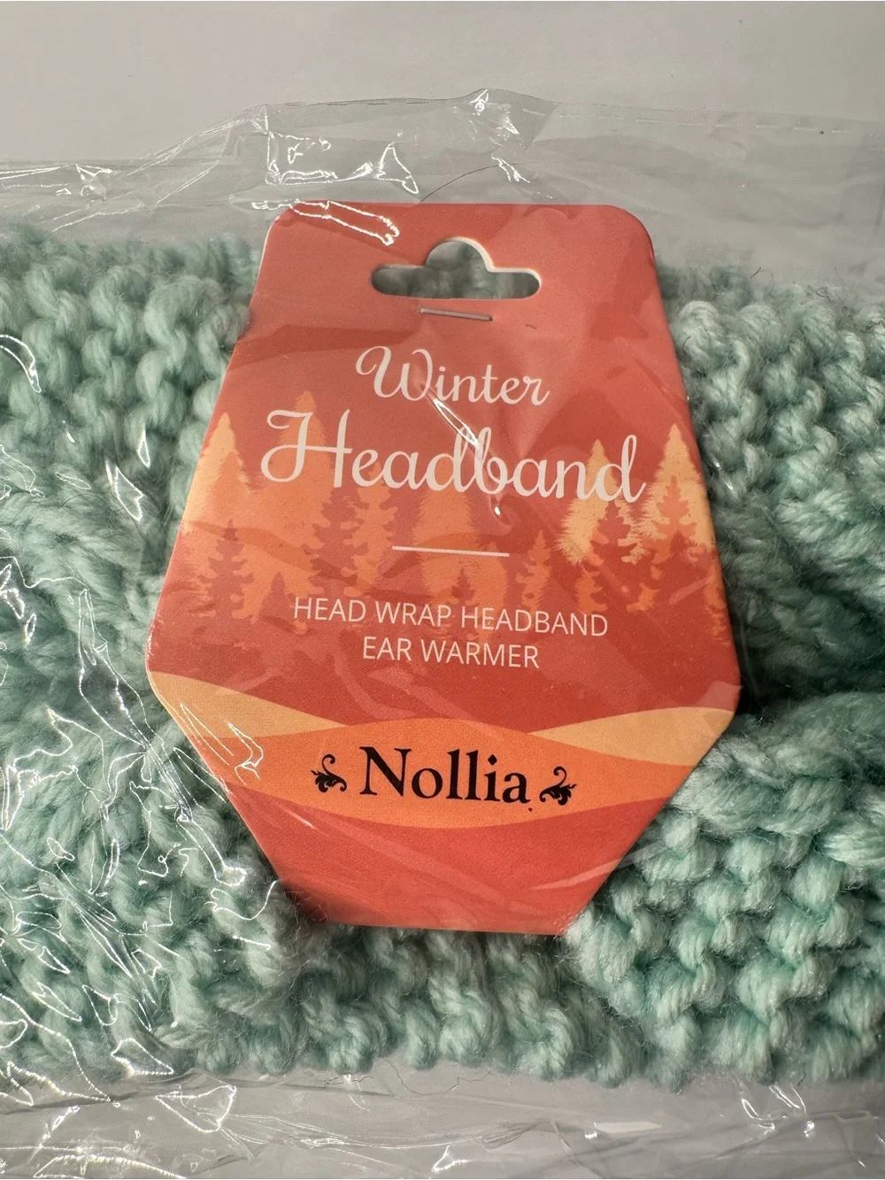 NWT Nollia Winter Knit Ear Warmer Headband Lime GreenOne Size